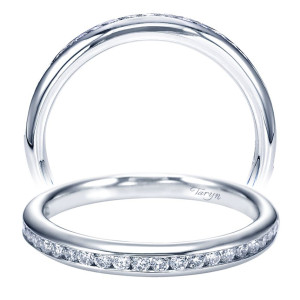 Taryn 14 Karat White Gold Straight Wedding Band TW7443W44JJ