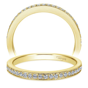 Taryn 14 Karat Yellow Gold Straight Wedding Band TW7525Y44JJ