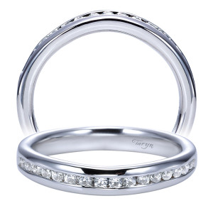 Taryn 14 Karat White Gold Straight Wedding Band TW8189W44JJ