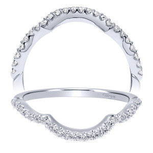 Taryn 14 Karat White Gold Curved Wedding Band TW911779R0W44JJ