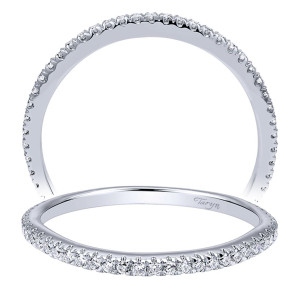 Taryn 14 Karat White Gold Curved Wedding Band TW911868R0W44JJ