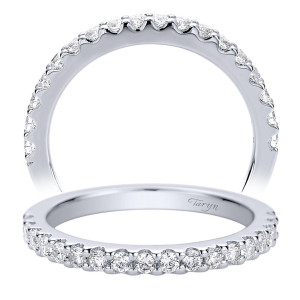 Taryn 14 Karat White Gold Straight Wedding Band TW9376W44JJ