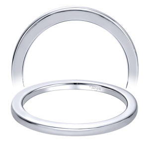 Taryn 14 Karat White Gold Straight Wedding Band TW9790W4JJJ
