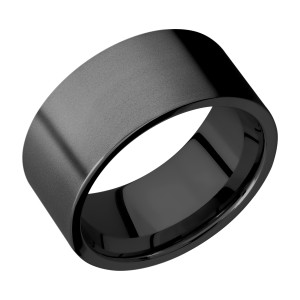 Lashbrook Z10FR Zirconium Wedding Ring or Band