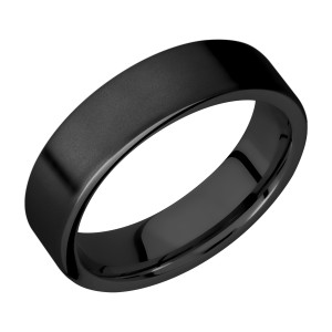 Lashbrook Z6FR Zirconium Wedding Ring or Band