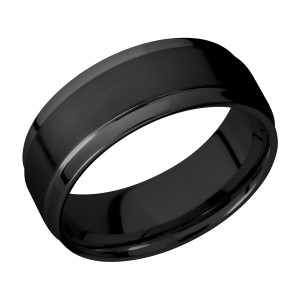 Lashbrook Z8FGEW Zirconium Wedding Ring or Band