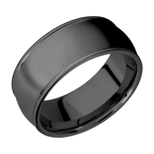 Lashbrook Z9DMIL Zirconium Wedding Ring or Band