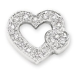 Gabriel Fashion 14 Karat Eternal Love Heart Heart Pendant PH387W45JJ