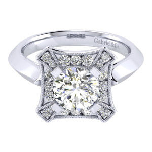 Gabriel 14 Karat Perfect Match Engagement Ring ER001C6AEW44JJ