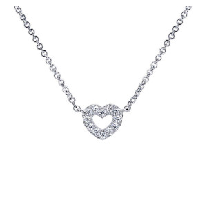 Gabriel Fashion 14 Karat Eternal Love Necklace NK3721Y45JJ