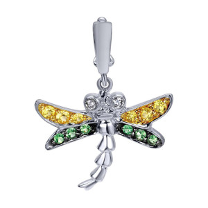 Gabriel Fashion 14 Karat Treasure Chests Charm Pendant PT837W44MC