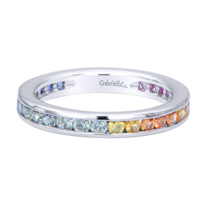 Gabriel Fashion 14 Karat Stackable Stackable Ladies' Ring LR4863W4JMC