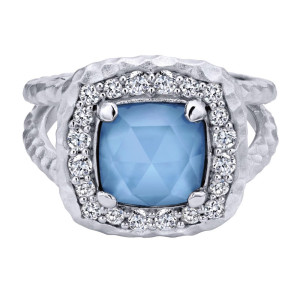 Gabriel Fashion Silver Byblos Ladies' Ring LR50574SVJMC