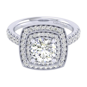 Gabriel 14 Karat Perfect Match Engagement Ring ER039C6AGW44JJ