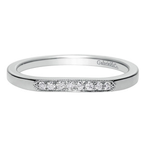 Gabriel 14 Karat Victorian Wedding Band WB8726W44JJ