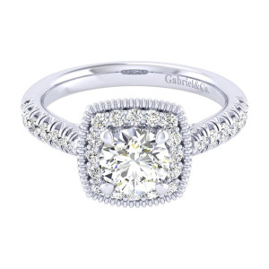Gabriel 14 Karat Perfect Match Engagement Ring ER039B3ABW44JJ