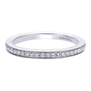 Gabriel 14 Karat Victorian Wedding Band WB9207W44JJ
