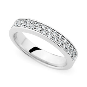 246874 Christian Bauer 14 Karat Diamond Wedding Ring / Band