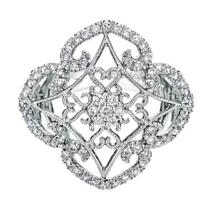 Gabriel Fashion 14 Karat Lace Ladies' Ring LR50106W45JJ