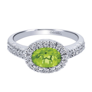 Gabriel Fashion 14 Karat Lusso Color Ladies' Ring LR4422W45PE