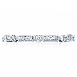Tacori 202-2ET 18 Karat Sculpted Crescent Wedding Ring