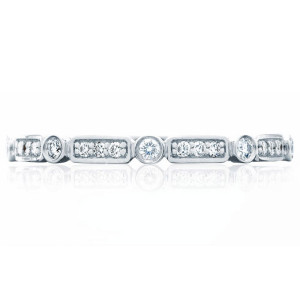 Tacori 202-2 18 Karat Sculpted Crescent Wedding Ring