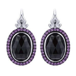 Gabriel Fashion Silver Madison Drop Earrings EG12260SVJMC