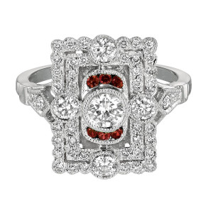 Gabriel Fashion 14 Karat Victorian Ladies' Ring LR4707W44RA