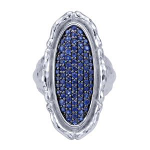 Gabriel Fashion Silver Pave Ladies' Ring LR50370SVJSB