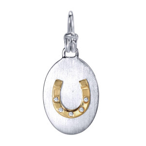 Gabriel Fashion Silver / 18 Karat Two-Tone Treasure Chests Pendant Pendant PT938MY5JJ