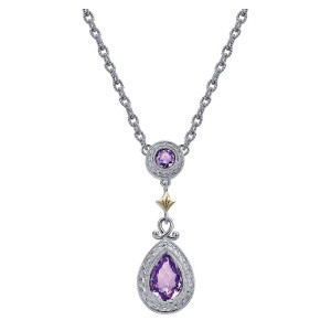 Gabriel Fashion Silver / 18 Karat Two-Tone Mediterranean Necklace NK2742MYJAM