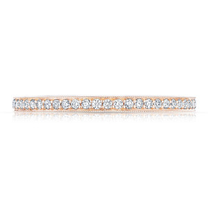 Tacori 2649-15B34PK 18 Karat Sculpted Crescent Diamond Wedding Band