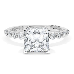 Tacori 2666PR7W 18 Karat Sculpted Crescent Engagement Ring