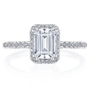 Tacori 267615EC75X55 Platinum Simply Tacori Engagement Ring