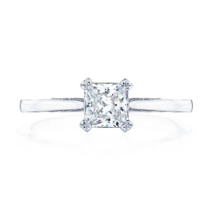 Tacori 2678PR5 Platinum Sculpted Crescent Engagement Ring