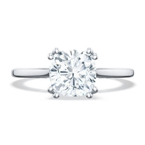 Tacori 268215CU65 Platinum Simply Tacori Engagement Ring