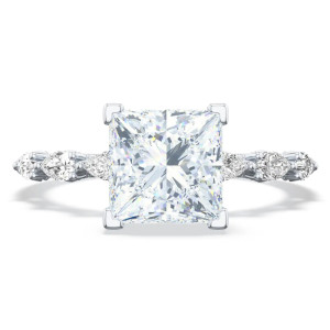 Tacori 2687PR65 Platinum Sculpted Crescent Engagement Ring