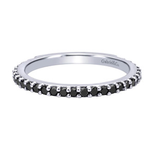 Gabriel Fashion 14 Karat Stackable Stackable Ladies' Ring LR4576W4JBD