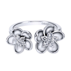 Gabriel Fashion 14 Karat Floral Ladies' Ring LR50638W45JJ
