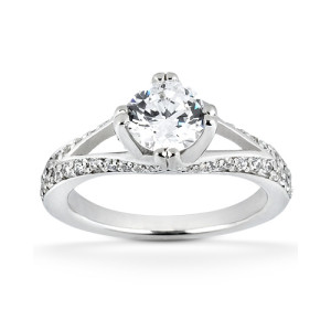 Taryn Collection Platinum Diamond Engagement Ring TQD 7028