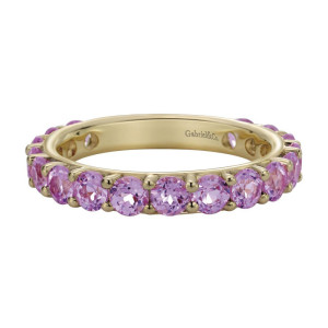 Gabriel Fashion 14 Karat Stackable Stackable Ladies' Ring LR4859W4JPZ