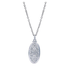 Gabriel Fashion Silver Madison Necklace NK3534SV5JJ