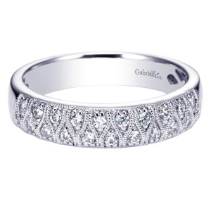 Gabriel Fashion 14 Karat Victorian Ladies' Ring LR6211W45JJ
