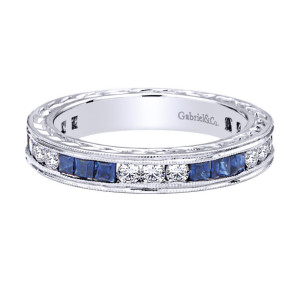 Gabriel Fashion 14 Karat Stackable Stackable Ladies' Ring LR3095W44SA