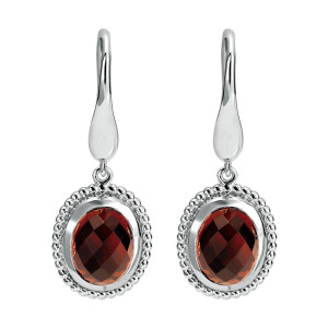 Gabriel Fashion Silver Celestial Drop Earrings EG11664SVJGN