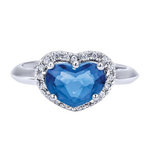 Gabriel Fashion 14 Karat Eternal Love Ladies' Ring LR4293W44BT