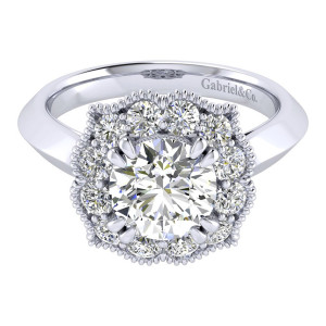 Gabriel 14 Karat Perfect Match Engagement Ring ER001C8ACW44JJ