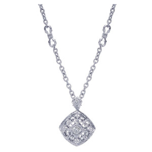 Gabriel Fashion Silver Mediterranean Necklace NK3412SV5JJ