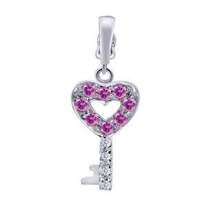 Gabriel Fashion 14 Karat Treasure Chests Charm Pendant PT803W44PS