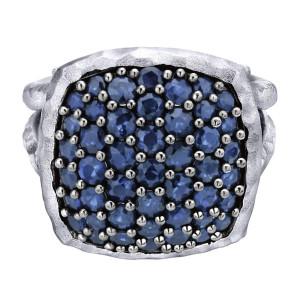 Gabriel Fashion Silver Byblos Ladies' Ring LR50593SVJSB